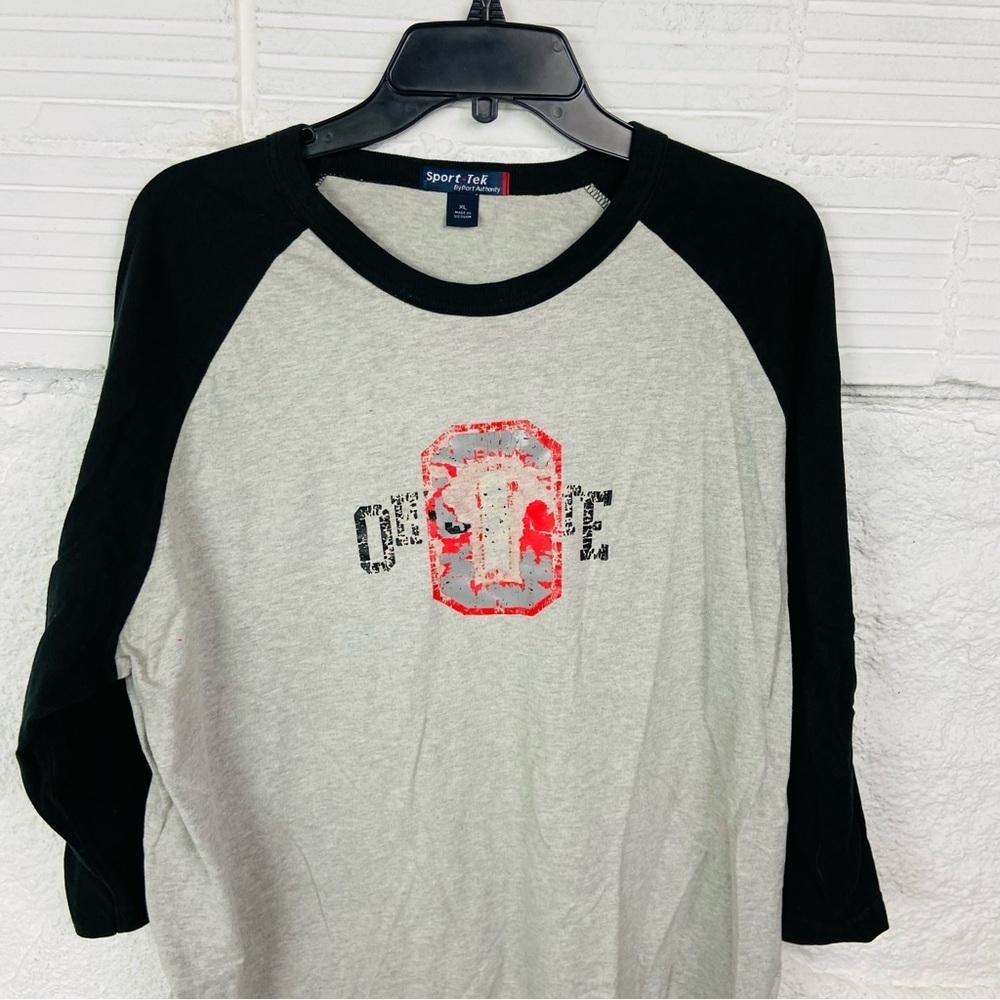 Sports tek Gray and Black Raglan Ohio State Graphic cotton Tee size XL - Picture 6 of 8